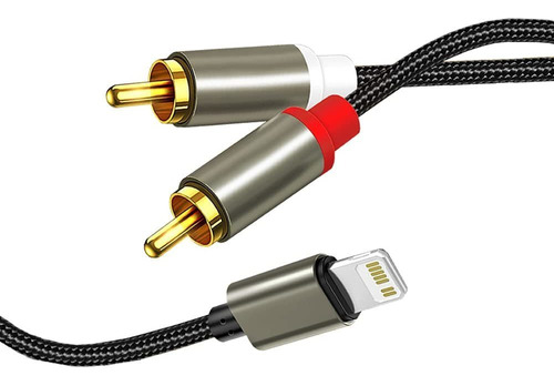 Cable Rca Compatible Con iPhone, Adaptador De Cable De Audi