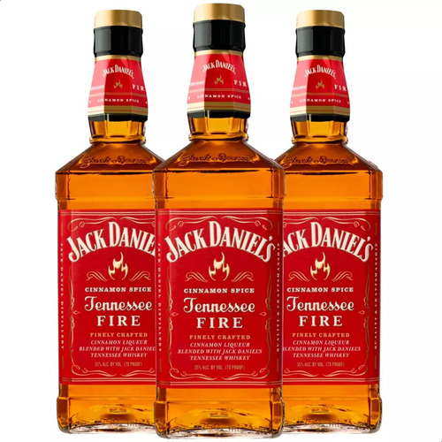 Whisky Jack Daniels Fire Tennessee Spice Pack X3 - 01almacen