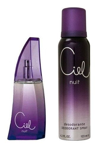 Imagen 2 de 6 de Set Ciel Nuit Perfume Desodorante Bolso Mujer Original