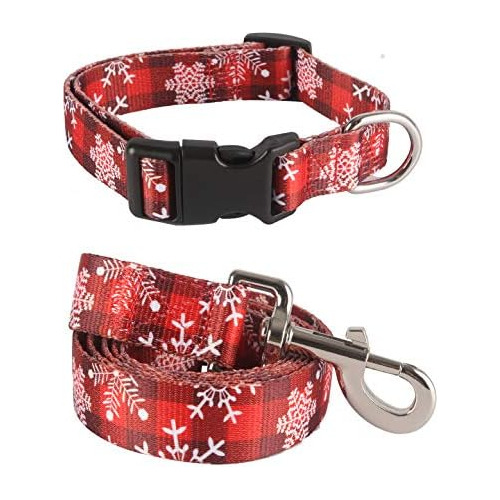 Collares De Navidad Perros Correa De Nieve Mascotas Div...