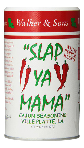 Una Mezcla De Pimienta Blanca Slap Ya Mama Cajun De 8 Onzas