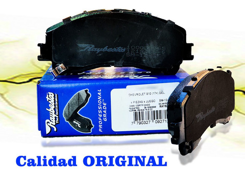 Imagen 2 de 4 de Pastillas De Freno Delantera Nueva S10 Calidad Original