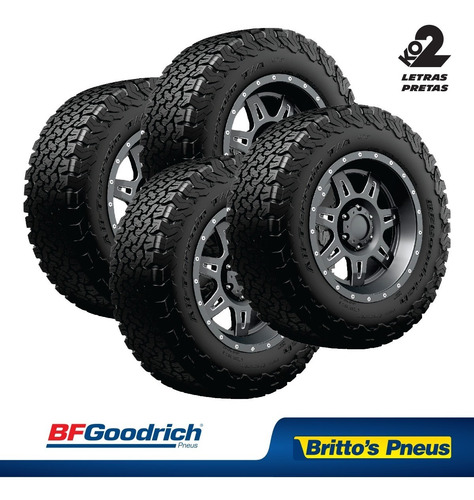 Imagem 4 de 10 de Kit 4 Pneus Aro 18 Bf Goodrich All-terrain Ko2 - 265/60 R18