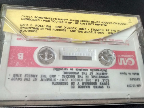 Cassette De Benny Gooman -el Swing Magico(#343 (Usado)