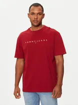 Comprar Polera Regular Fit Con Logo Bordado Rojo Tommy Hilfiger