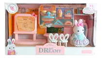Comprar Familia De Conejos Escenarios Con Accesorios Color Escuela