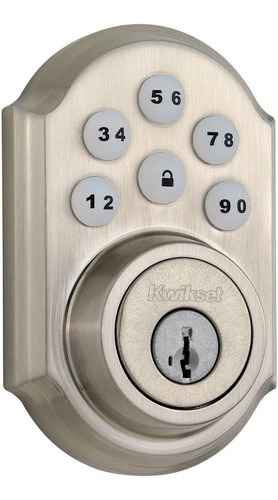 Cerrojo Kwikset 99090-002 Smartcode Níquel Satinado