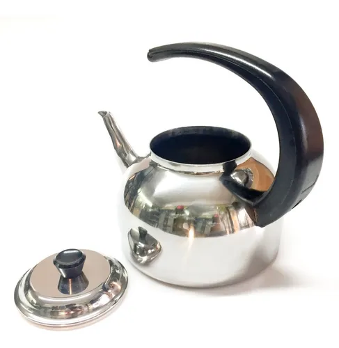 Pava Clásica Liviana Acero Inoxidable 18/8 Mango Curvo 1.5 L