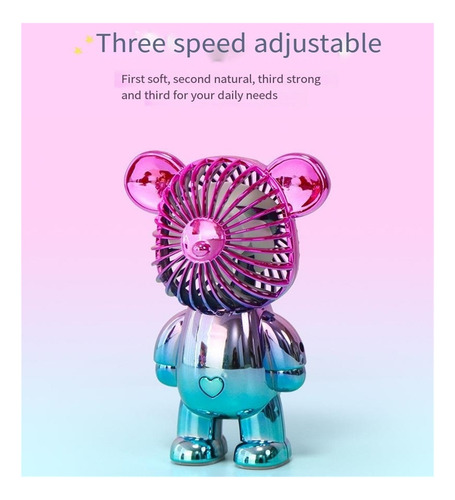 Mini Ventilador De Mano Recargable Por Usb, Portátil