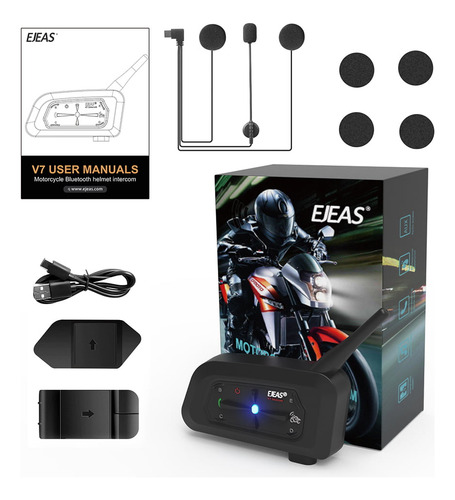 Combo Intercomunicador Ejeas V7 + Euc Controller Manillar
