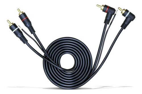 Modulo Ir400.4 Stetsom 400w + Cabo Rca Kx3 1,5m Flexível 5mm Cor Preto