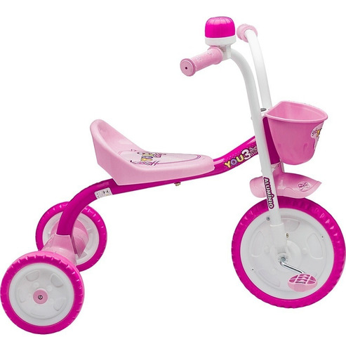 Triciclo Infantil You Girls 3 Com Buzina Brinquedo Totoca