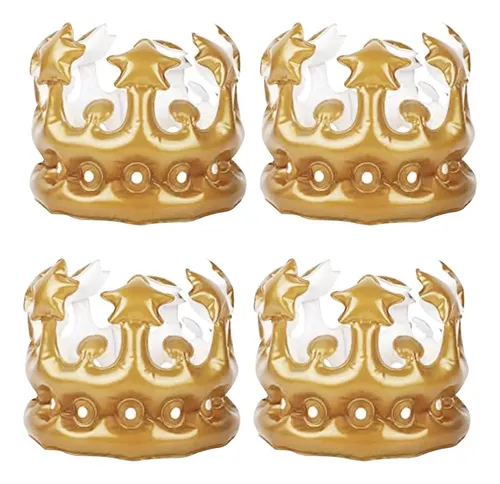 Inflatable King Crown 4pcs Prince Princess King Queen Crown | MercadoLibre