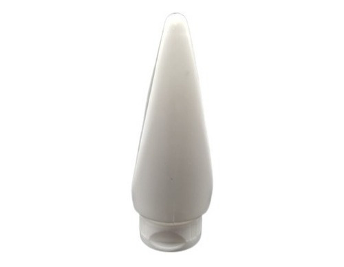 Botella Depresible Invertida 100ml Blanca Con Tapa (50 Pzas)