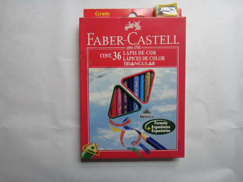 Colores Faber Castell 36 Piezas Triangulares