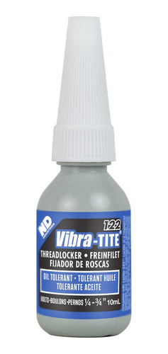 Vibra-tite 12210 Threadlocker,blue,bottle,10ml,gap 0.010 Aao