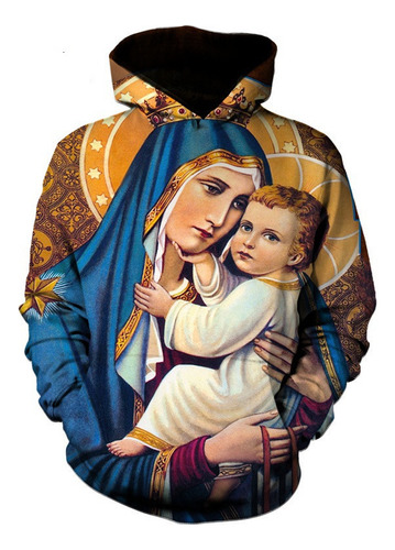 Impresión 3d De La Sudadera Con Capucha De La Virgen María