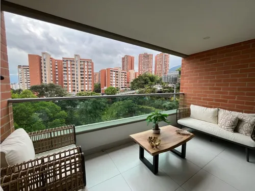 Apartamento Con Súper Balcón Y Vista- Área 116 Mt- 3 Alcobas-los Mesa