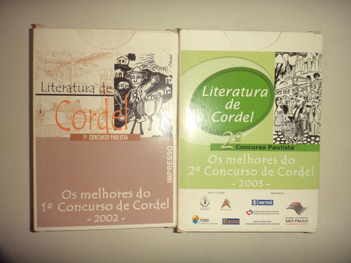 Literatura De Cordel Os Melhores De 2002 E 2003 Sao Paulo