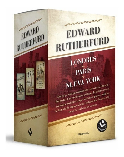 Estuche Edward Rutherfurd (londres / París / Nueva York) - E