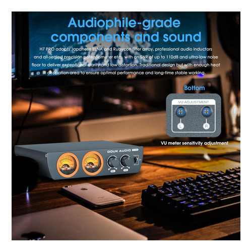 Audio Douk Tpa3255 Amplificador De Potencia De Audio Xlr De