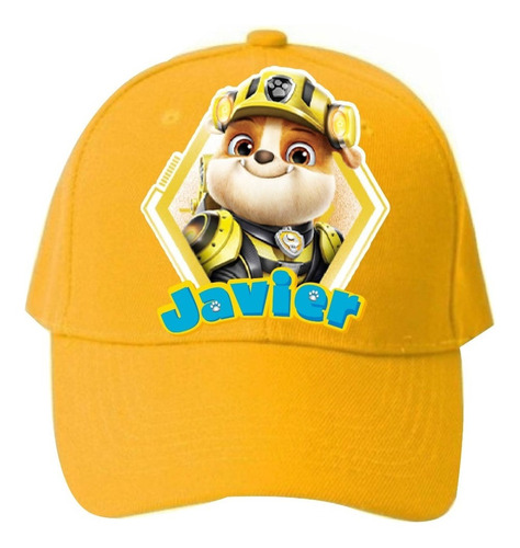 Jockey Rubble Paw Patrol Pelicula Niños Personalizado 