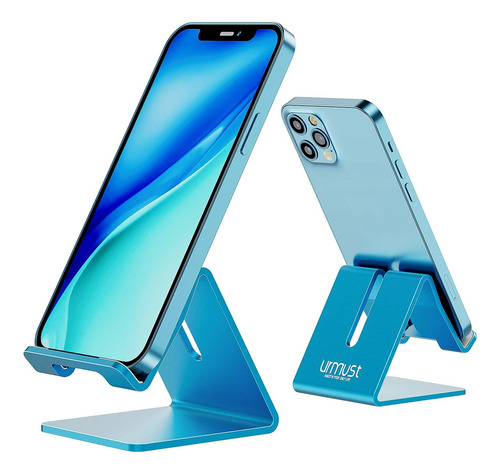 Soporte Escritorio Para Celular Urmust iPhone 11 Pro Xs Blue