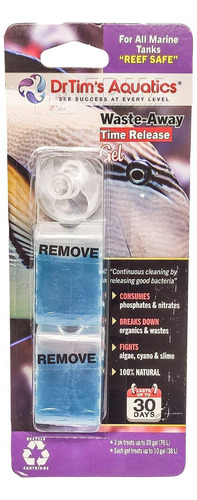 Dr Tims Aquatics Waste-away Gel Pequeno Aquário Marinho 2un