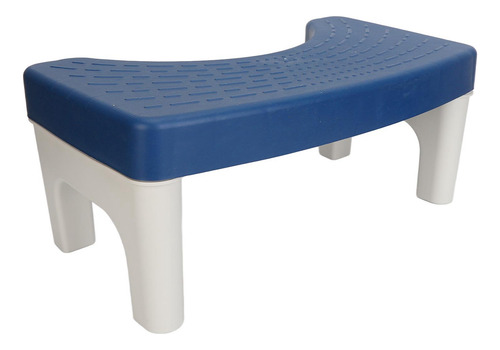 Taburete Para Inodoro Azul, Grueso, En Cuclillas, Antidesliz