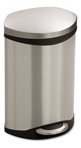 Bote De Basura Safco Ellipse Step On De Plástico Inoxidable