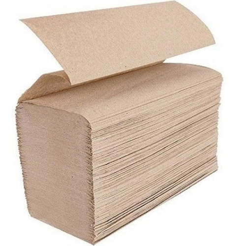Imagen 3 de 7 de Toallas Intercaladas Beige 1era Calidad 20x24 2500u Real