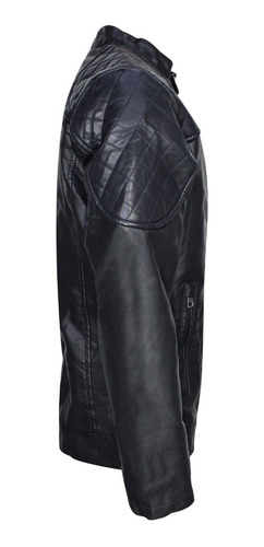 Imagen 5 de 8 de Chamarra Biker Vini Piel Roosevelt Súper Calidad Premium 04