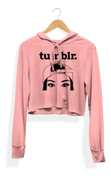 blusa de frio cropped tumblr