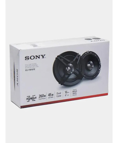 Parlantes Sony Rendondos 6.5puLG 260w Dual Cone Auto