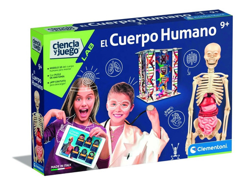 Juego Educativo Clementoni El Cuerpo Humano 3d 55089