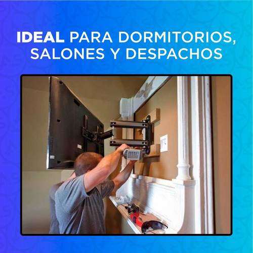Imagen 5 de 6 de Soporte Tv Brazo Móvil 14-55 Pulgadas Televisor Soportes Lcd