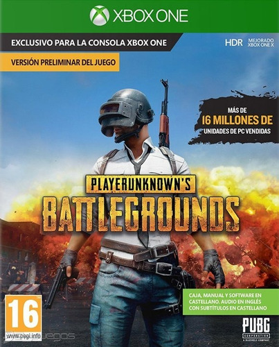 Playerunknown's Battlegrounds (pubg)- Codigo Xbox Live One