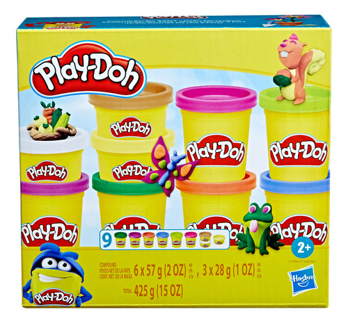 Playdoh Pack De Colores - 9 Latas - Hasbro