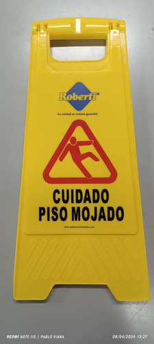 Aviso Piso Mojado