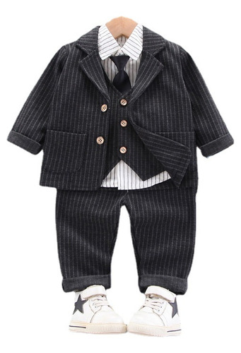 Conjunto Formal Traje Niño Bebé Fiesta Cumpleaños 9m A 4 [u]