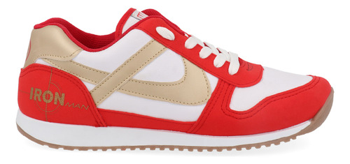 Tenis Urbano Panam Color Rojo Iron Man Para Junior Niño