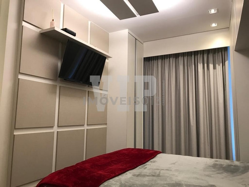 Imagem 9 de 30 de Apartamento Duplex A Venda Com 2 Dormitórios Vista Para O Mar Na Pompéia Em Santos - Ap00907 - 70711772