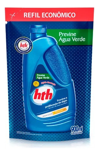 Algicida Manutenção Hth - Previne Água Verde - Refil 900ml