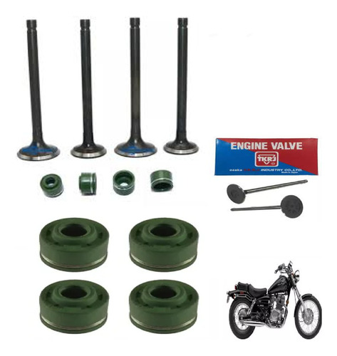 Set Completo Valvulas Motor Honda Rebel 250 Japones