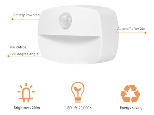 Luz Led Interior Con Sensor De Movimiento Luces A Pilas