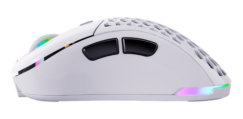 Imagen 6 de 9 de Mouse gamer de juego inalámbrico recargable VSG Aquila Fly blanco mate