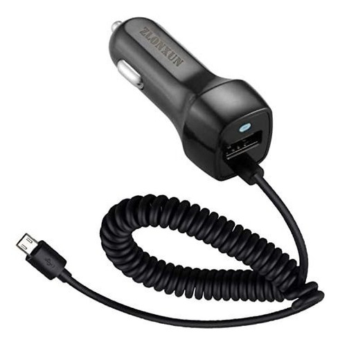 Cargador De Coche Con Cable Micro Usb Para Samsung Galaxy S