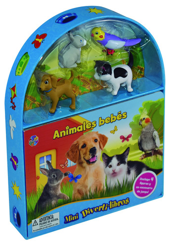 Mini Divertilibros: Animales Bebes, de Clayton, Laurel. Editorial Phidal, tapa dura en español, 2020