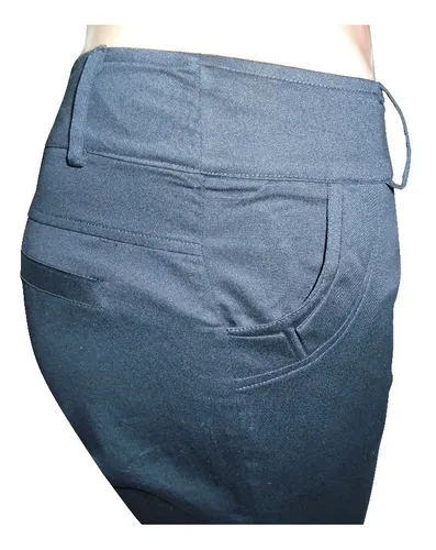 Pantalon De Mujer Chupin Gabardina Elastizado Local En Once