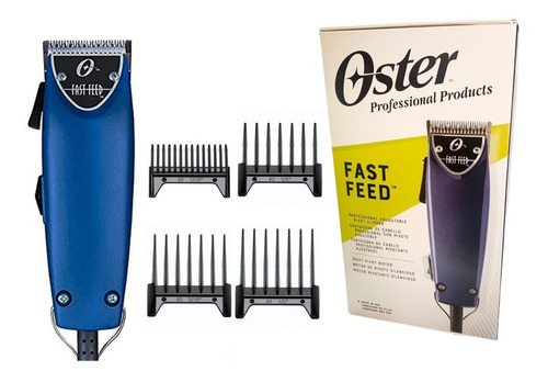 Maquina De Corte Profesional Oster Fast Feed + Alzas Barber